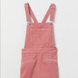 H&M Corduroy Overall Dress